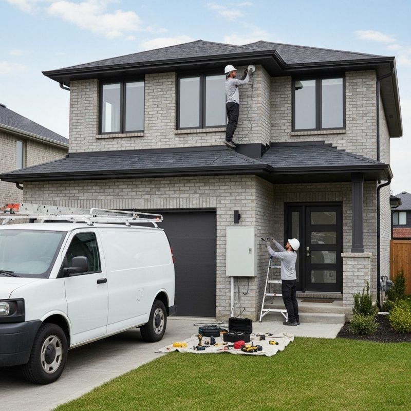 Local Cctv Installation pros at work